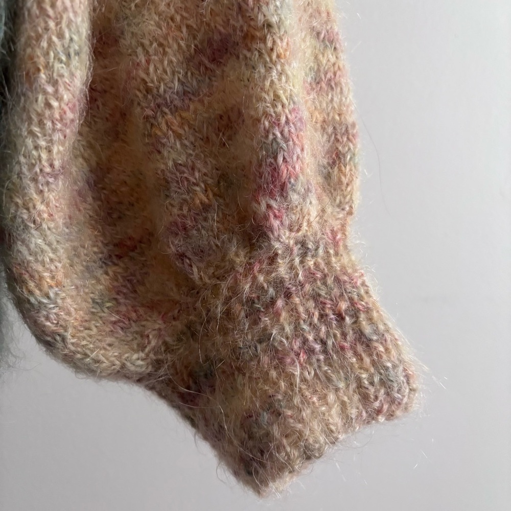 ✨SOLD✨Vintage 80s SUSIE LEE Pastoral Sheep Mohair and Wool Sweater / - Picture 10 of 14